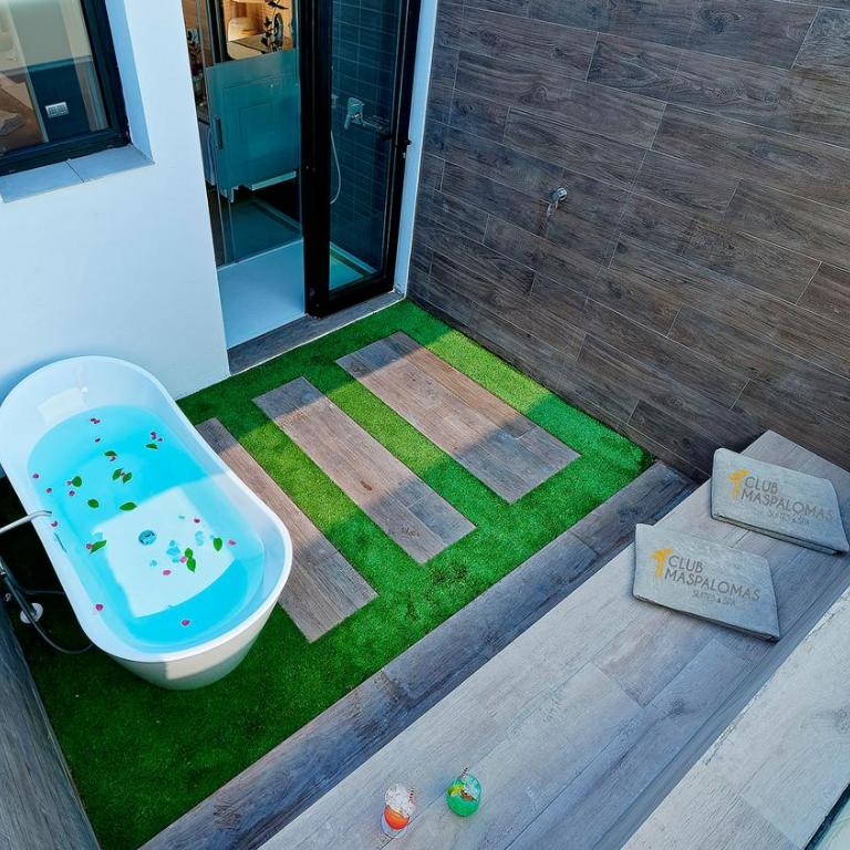Club Maspalomas Suites & Spa - Adults Only - Habitación Doble Deluxe con bañera exterior - 9