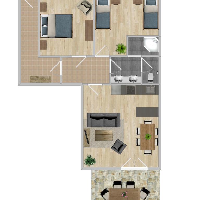 Landhaus Bergner Alm - Apartment mit Balkon - 32