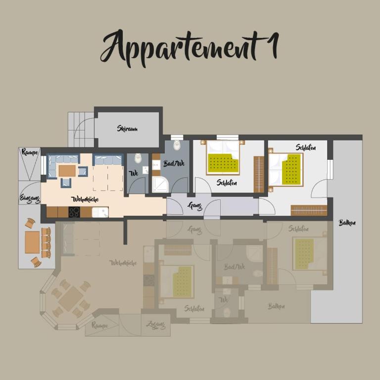 Das Stuiben - Apartment mit 2 Schlafzimmern - 8