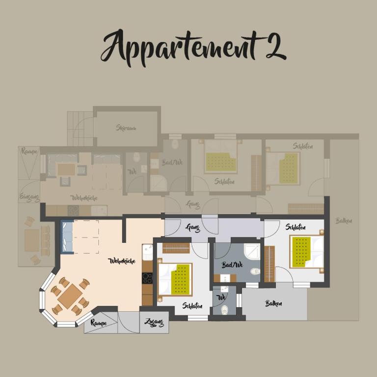 Das Stuiben - Apartment mit 2 Schlafzimmern - 9