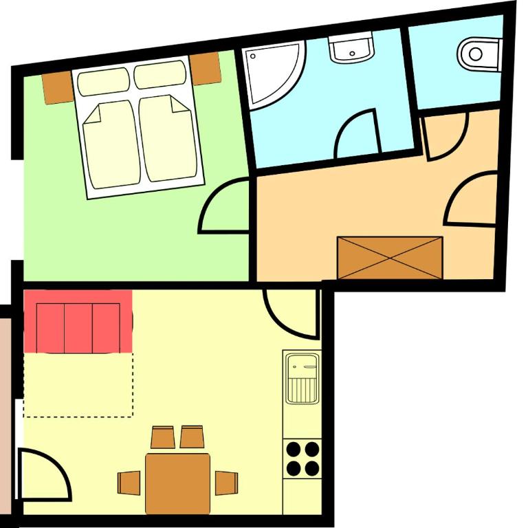 Hotel Laaxerhof - Apartment Typ B - 2