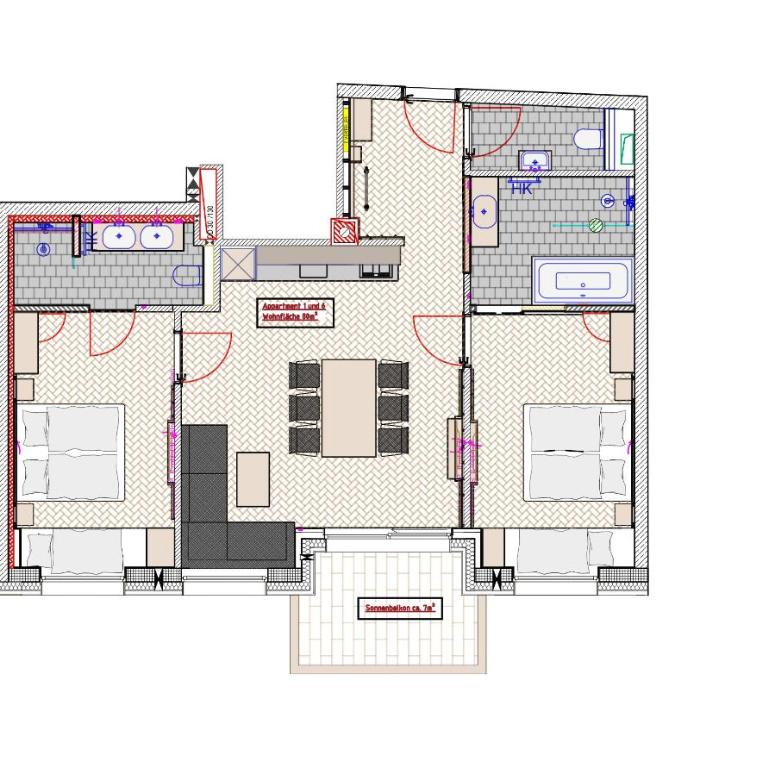 PoSt Boutique Apartments - Apartment mit 2 Schlafzimmern - 19