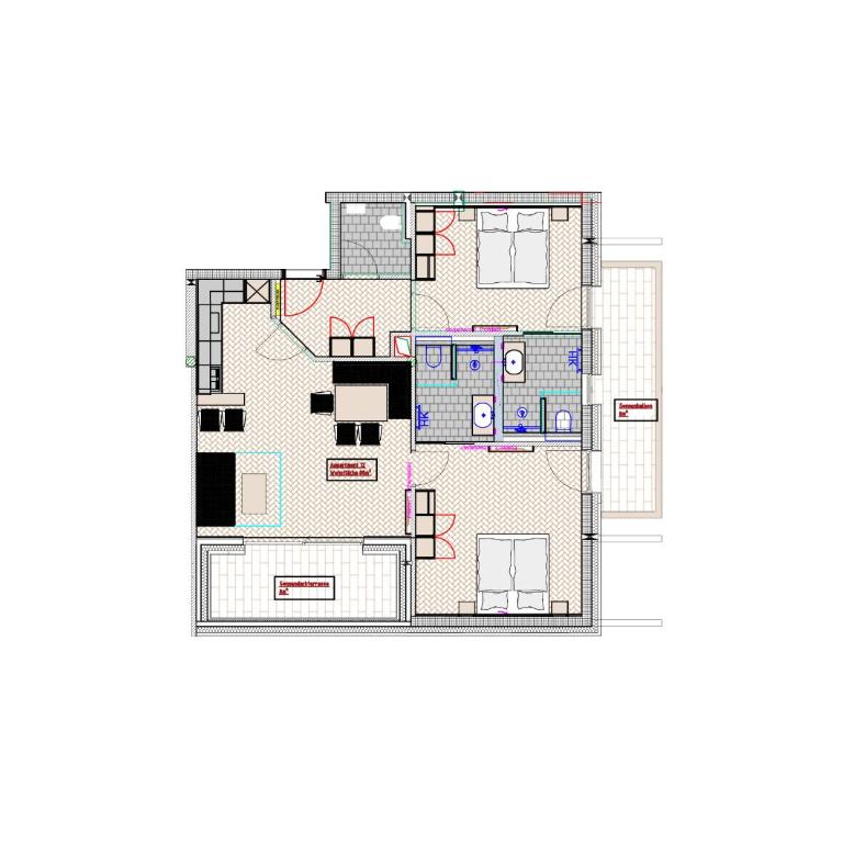 PoSt Boutique Apartments - Apartment mit 2 Schlafzimmern - 15