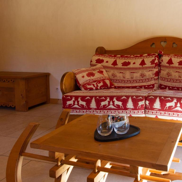 Gîte Balnéo Au Coeur des Alpes - Apartment mit 1 Schlafzimmer (4 Erwachsene) La Soldanelles - 4