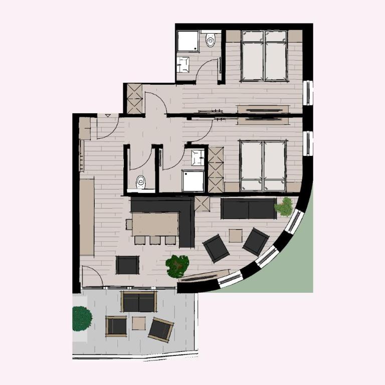 Gabriela Appartements INKLUSIVE SUPER SOMMER CARD - Two-Bedroom Apartment - 3