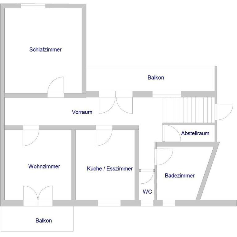 Haus Heller - Appartamento con 1 Camera da Letto e Balcone - 7