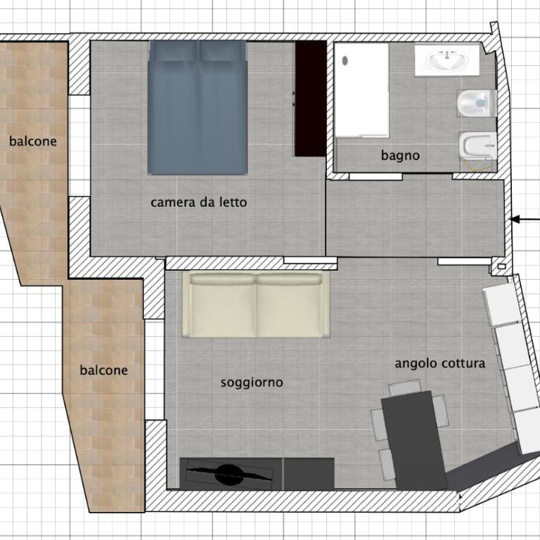 La Gaviota - Bilocale sul mare in Arziglia - Appartement 1 Chambre - 11