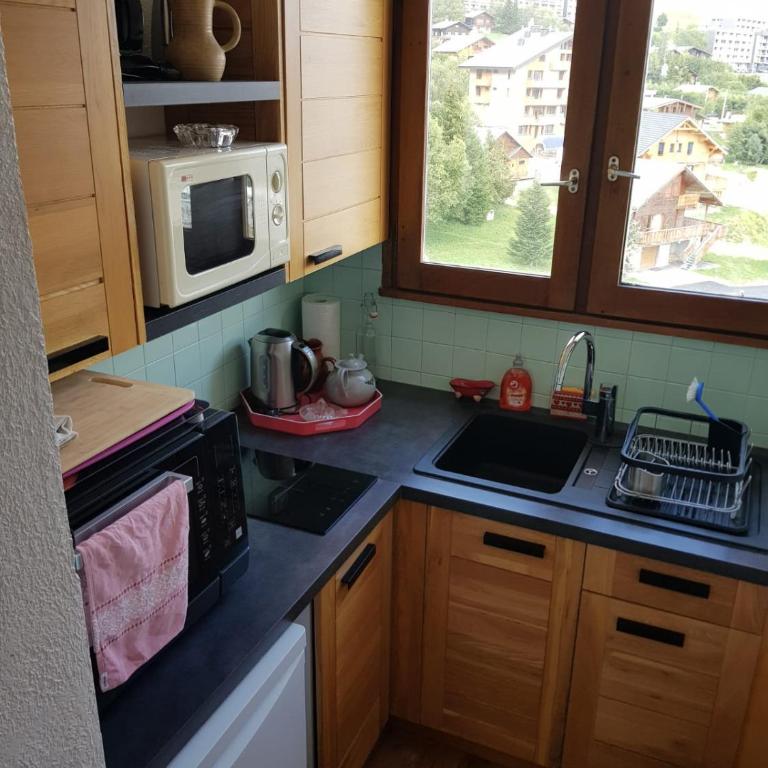 Appartement traversant résidence chaput 2 - 2 pièces - 6 personnes - vue sur front de neige - Appartement 1 Chambre - 6