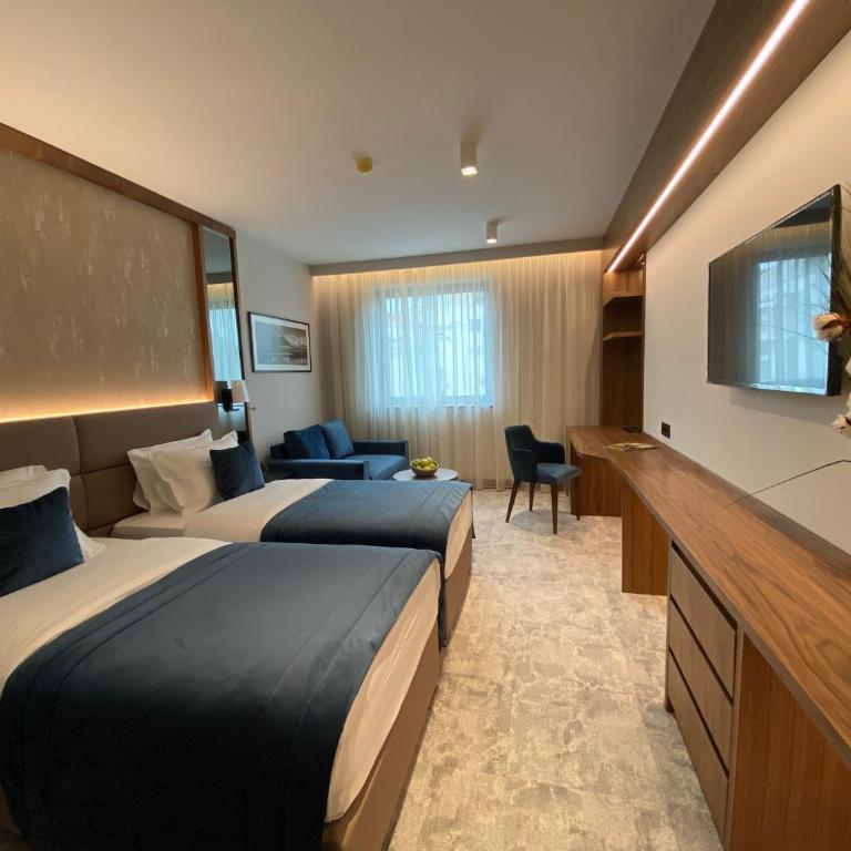 Central Point Hotel Beograd - Standardna Dvokrevetna Soba sa Zasebnim Krevetima - 1