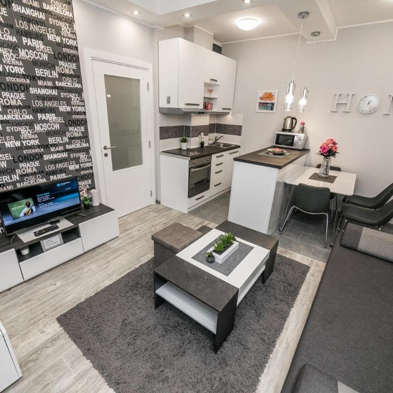 Gray Luxe - Apartman sa 1 Spavaćom Sobom - 12