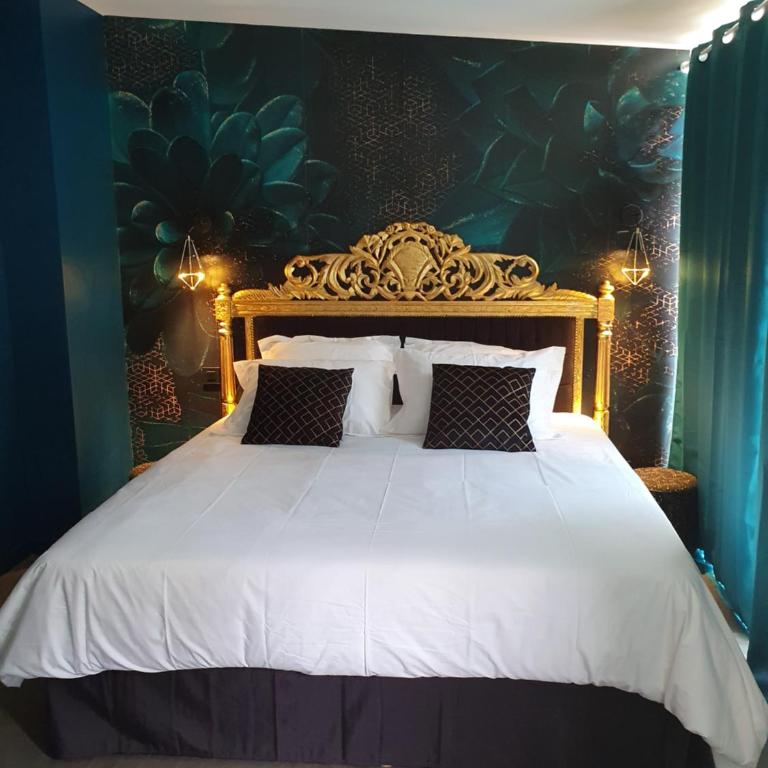 Au secret des Brégines - Chambre Lit King-Size avec Baignoire Spa - 7