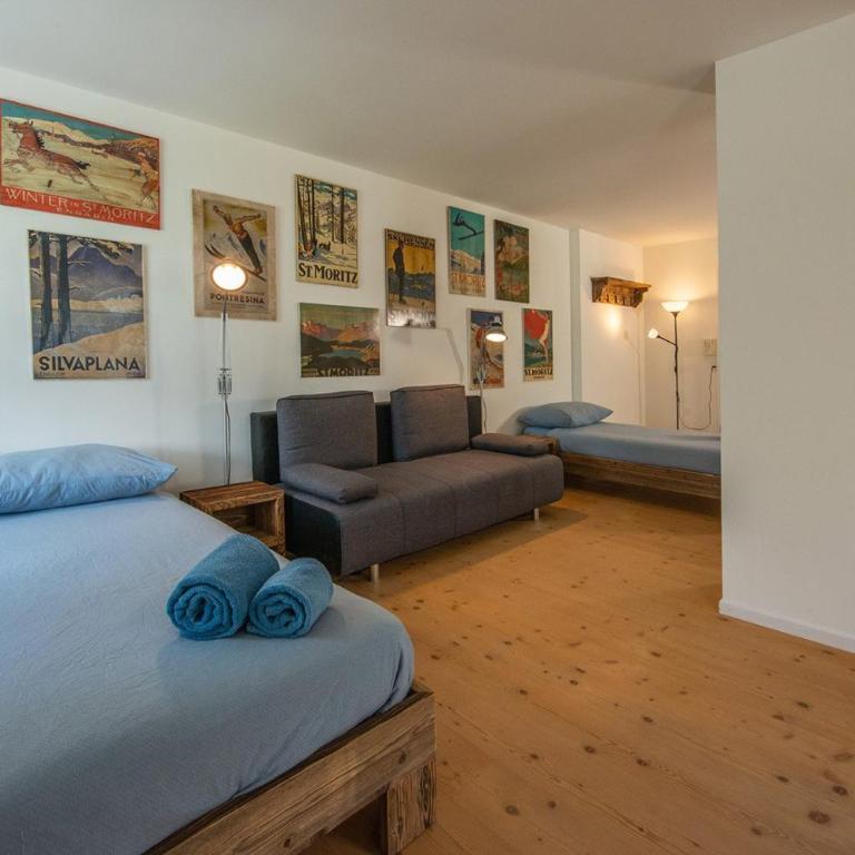 Chesa Madrisa - Studio mit Bergblick - 5