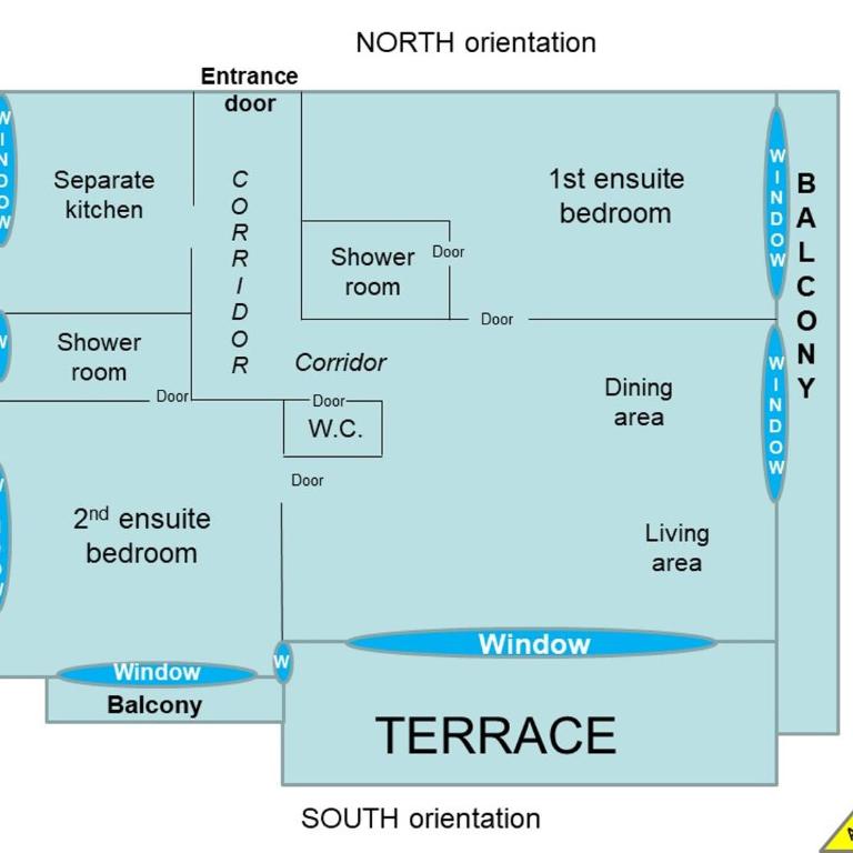 MARIOTT AREA: SUNNY 2 BEDS /2 BATHS - Apartamento - 2