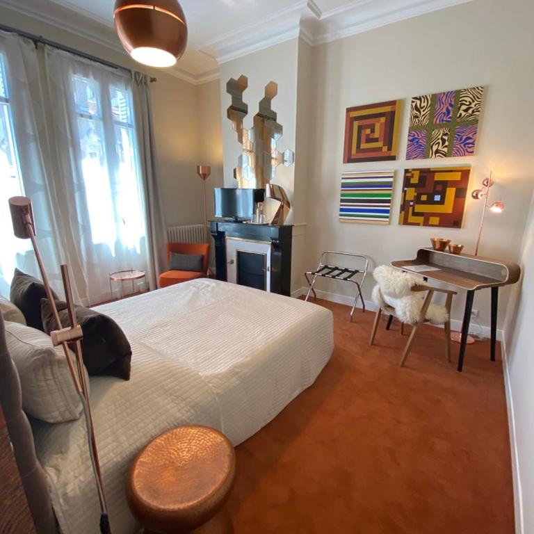 La Villa Desvaux de Marigny - Chambre Double Deluxe avec Balcon - 13