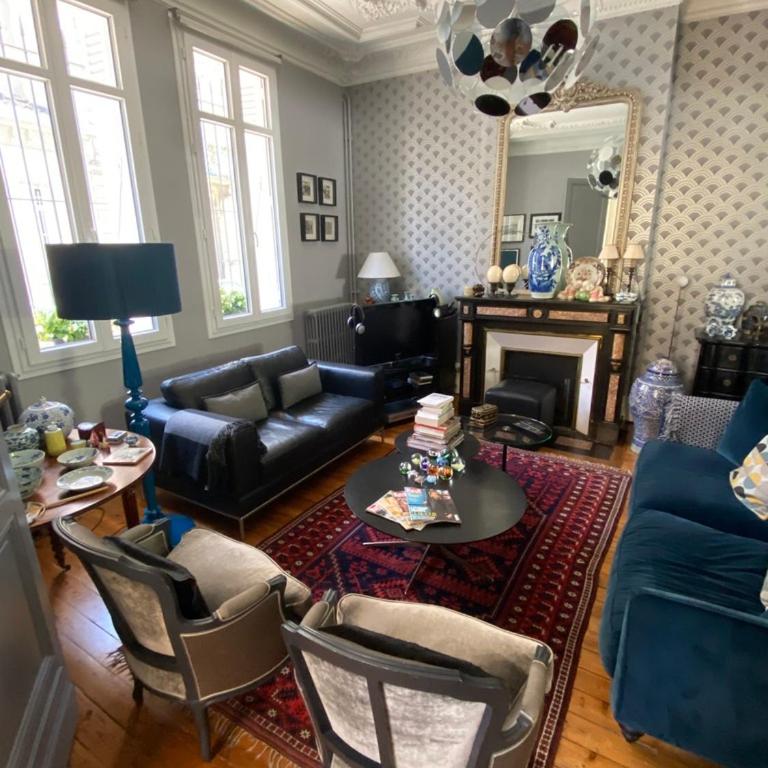 La Villa Desvaux de Marigny - Chambre Double ou Lits Jumeaux Deluxe – Vue sur Jardin - 3
