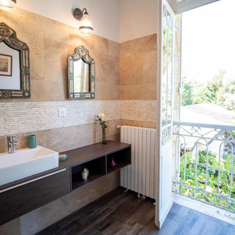 I love Bergerac - Chambre Double avec Salle de Bains Privative - 12