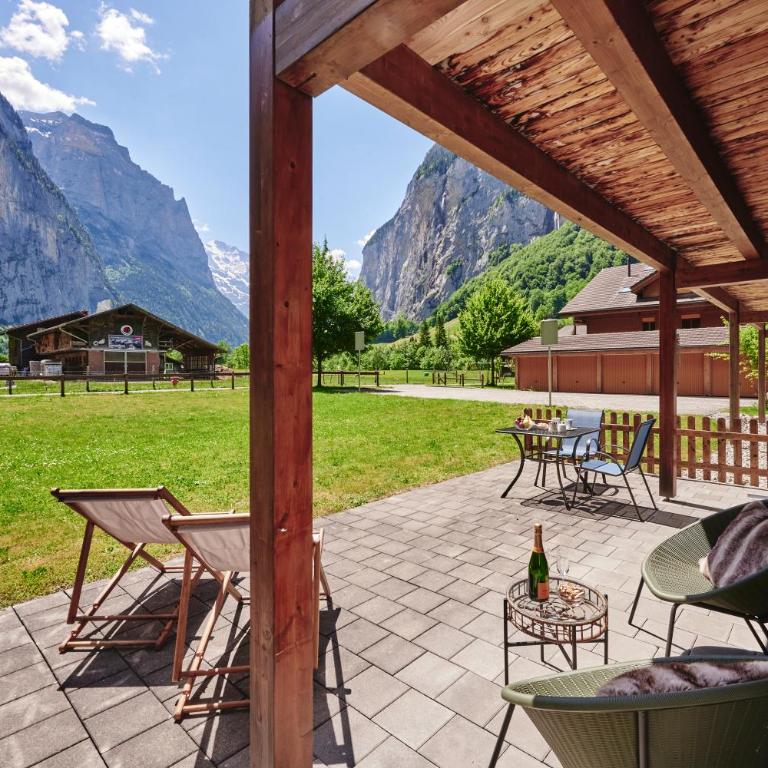 Apartment Trümmelbach, Comfortabl & Cozy, Private Terrace with best views - Apartment mit 1 Schlafzimmer - 1