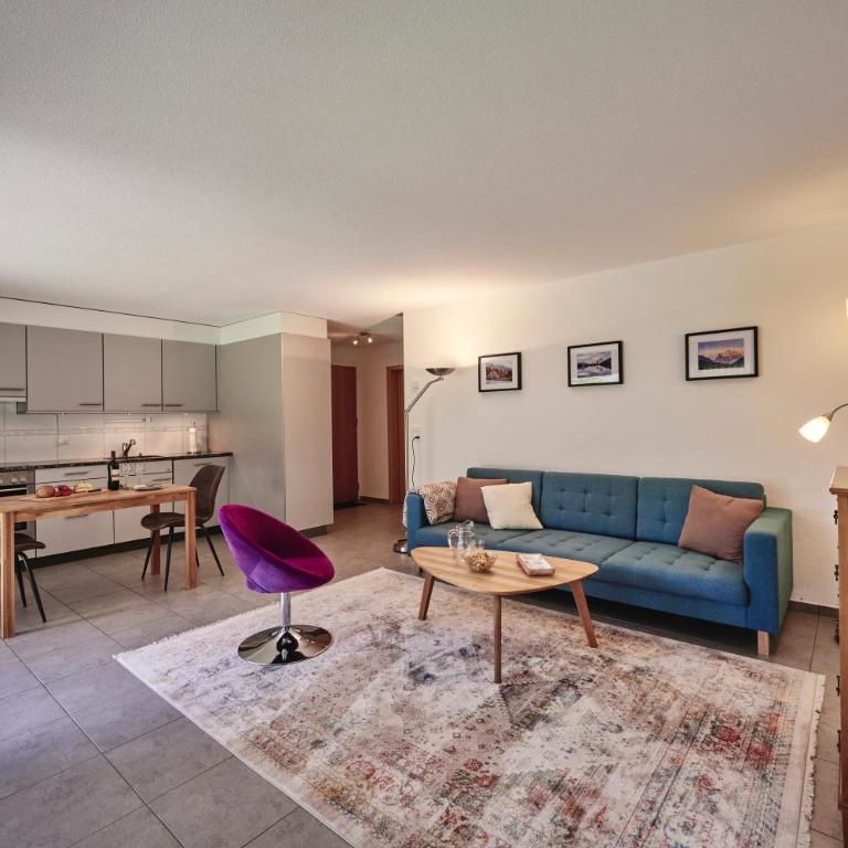 Apartment Trümmelbach, Comfortabl & Cozy, Private Terrace with best views - Apartment mit 1 Schlafzimmer - 9