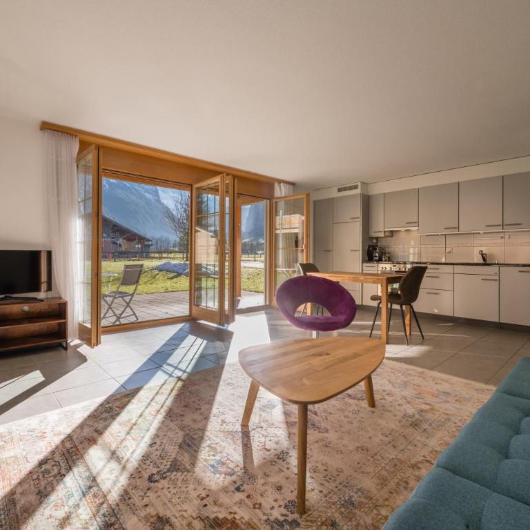 Apartment Trümmelbach, Comfortabl & Cozy, Private Terrace with best views - Apartment mit 1 Schlafzimmer - 21