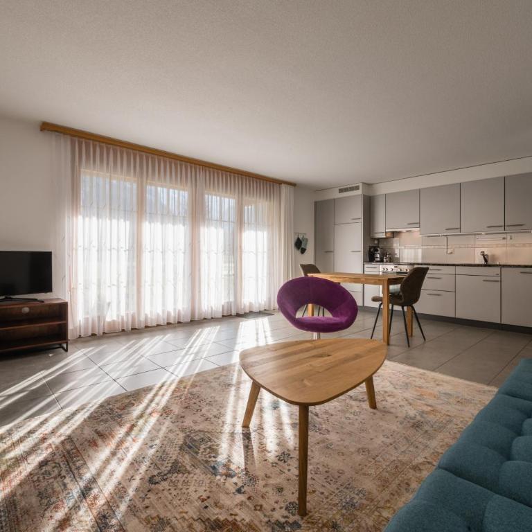 Apartment Trümmelbach, Comfortabl & Cozy, Private Terrace with best views - Apartment mit 1 Schlafzimmer - 2