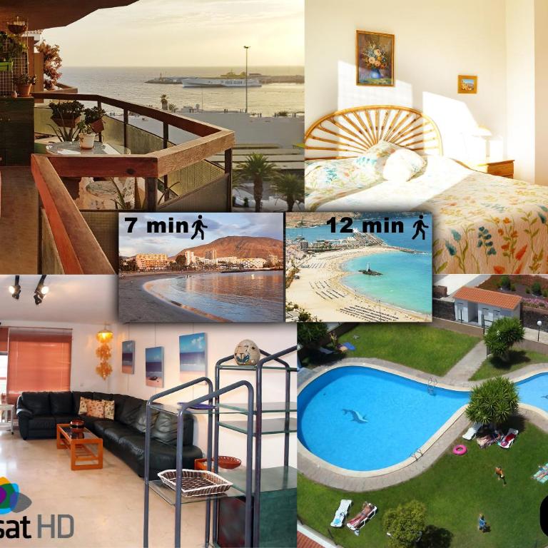Jardín Canario Primera línea de Playa - Apartamento con vistas al mar - 1