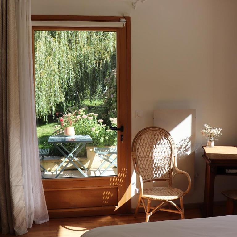 L'Herbe Haute - Chambre Double avec Salle de Bains Privative - 7