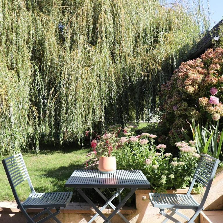L'Herbe Haute - Chambre Double avec Salle de Bains Privative - 5
