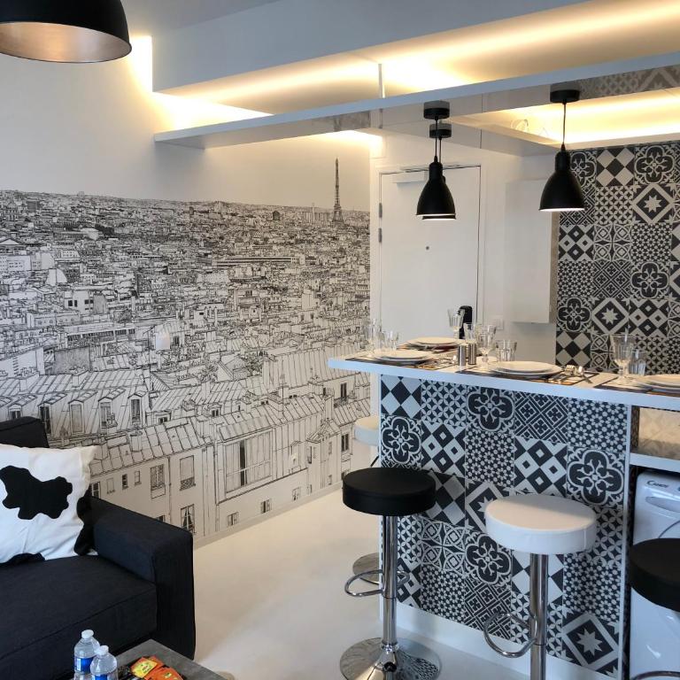 Appartement Hainaut Paris XIXème- Tout Equipé! - Appartement 1 Chambre - 4