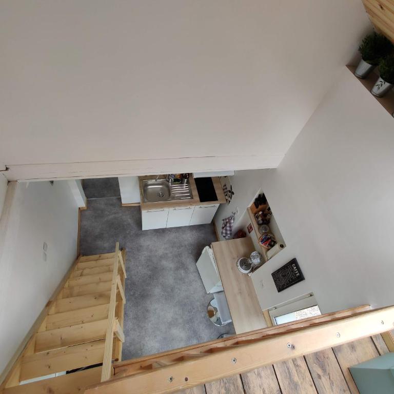 Studio Mezzanine Chez Papou, Ville et Forêt - One-Bedroom Apartment - 8