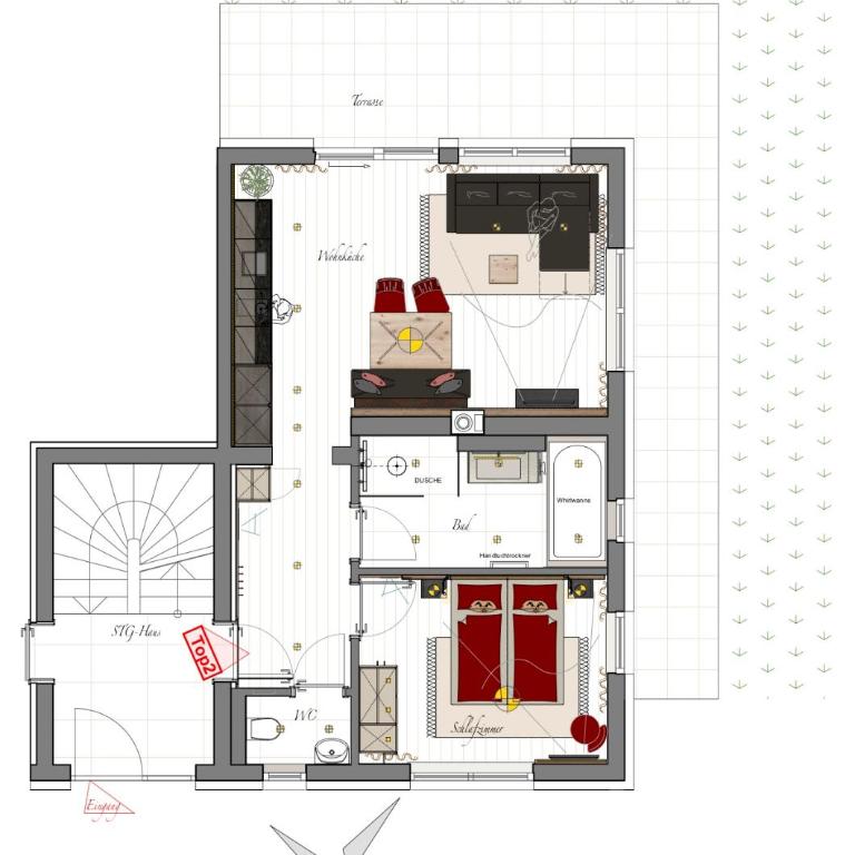 LENZup Apartments - Apartment mit 1 Schlafzimmer - 14