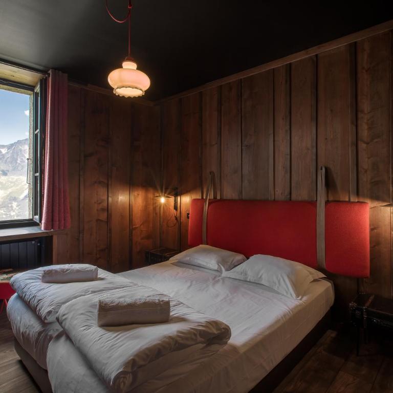 Refuge du Montenvers - Camera Matrimoniale/Doppia con Letti Singoli con Vista Montagna - 1