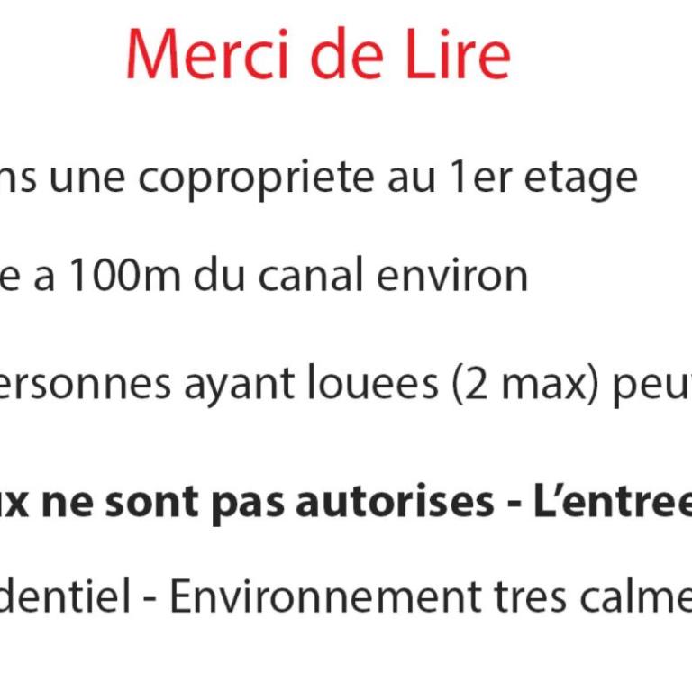 Appartement T2 proche centre et canal - One-Bedroom Apartment - 12