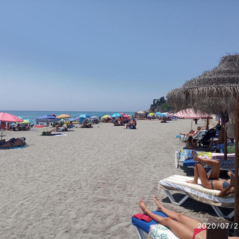 Nerja 1ª linea de Playa de Burriana , terraza grande al mar - Apartamento de 2 dormitorios - 19