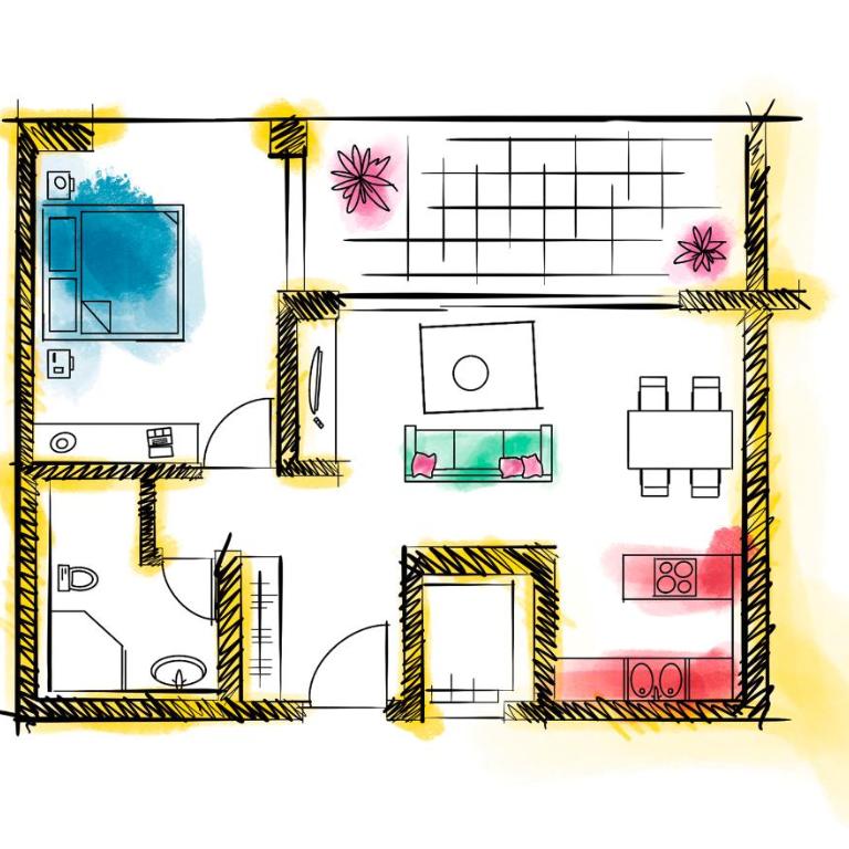 Mühle11 - Apartment mit 1 Schlafzimmer - 2