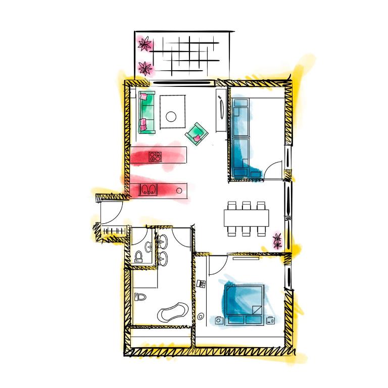 Mühle11 - Apartment mit 2 Schlafzimmern - 8