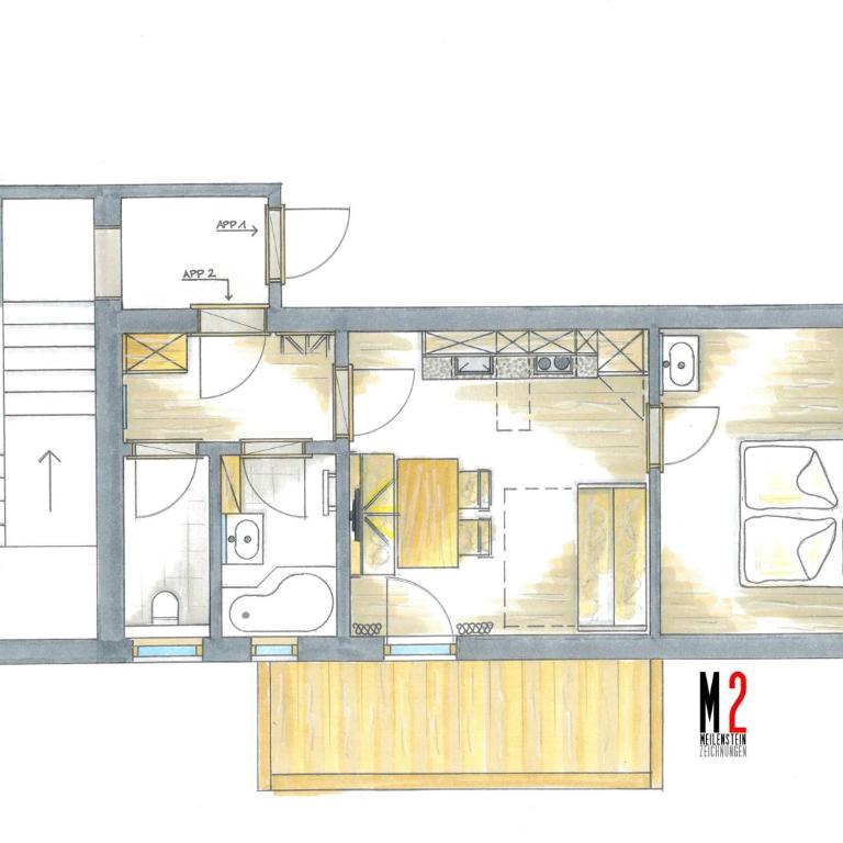 Haus Chorblick - Apartment mit 1 Schlafzimmer - 6