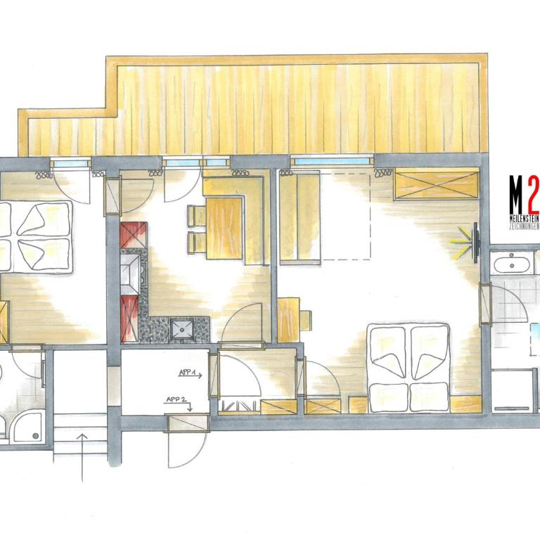 Haus Chorblick - Apartment mit 2 Schlafzimmern - 10