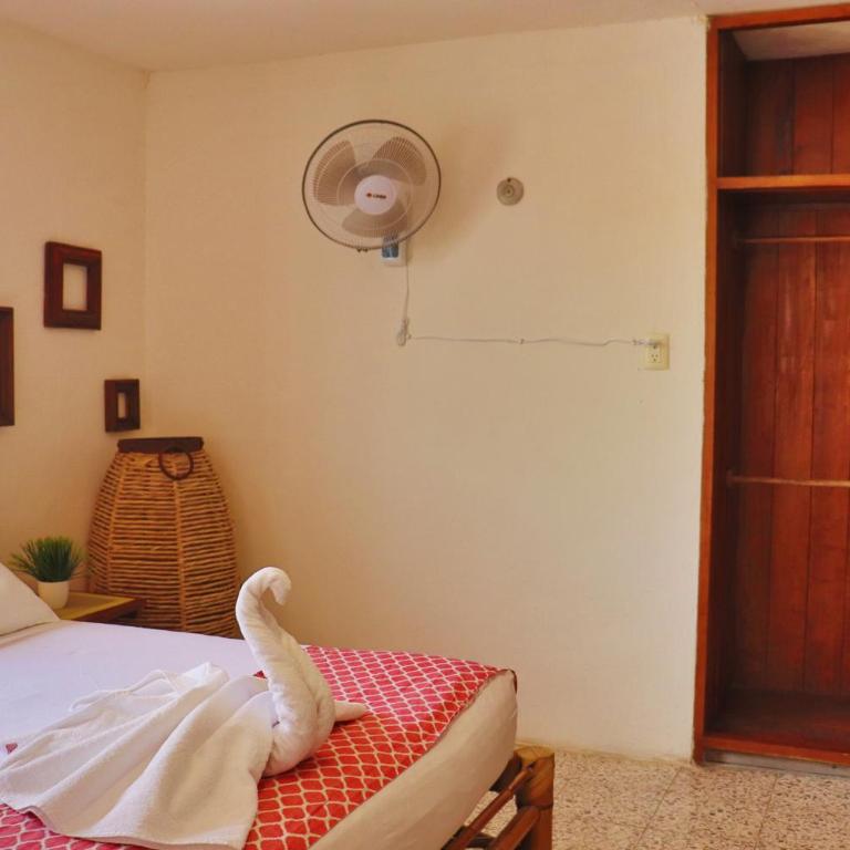 Pata de Perro Bacalar - Habitación Triple con baño compartido - 11