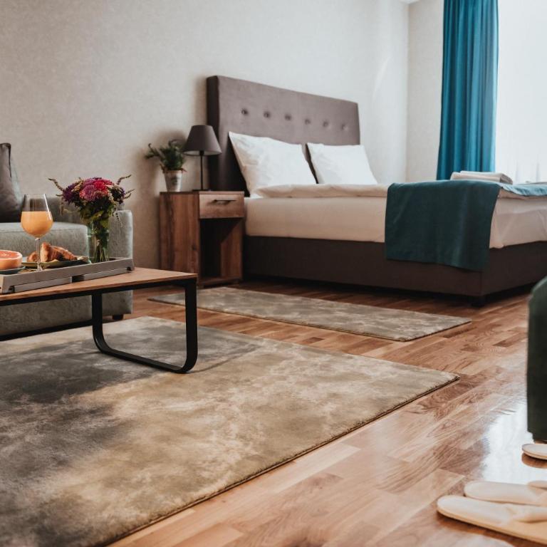 Magellan Family Lux Apartments Novi Sad - Studio s King-sajz Krevetom i Sofom na Izvlačenje - 9