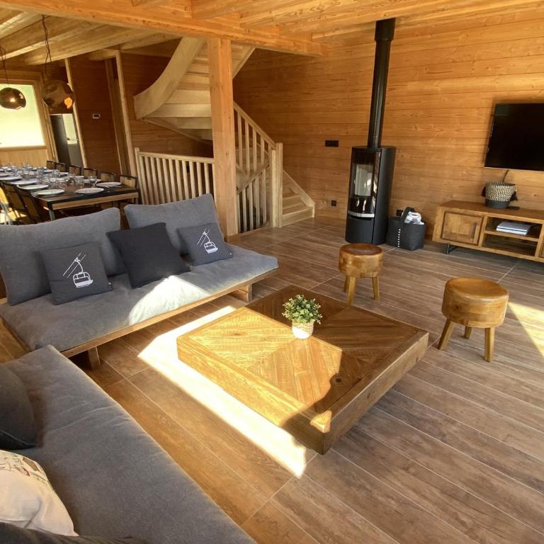 WHYMPER Chalet mitoyen proche pistes avec vue panoramique - Maison 5 Chambres - 1