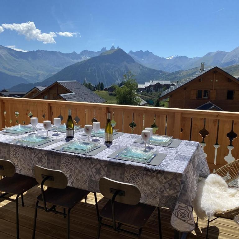 WHYMPER Chalet mitoyen proche pistes avec vue panoramique - Maison 5 Chambres - 5
