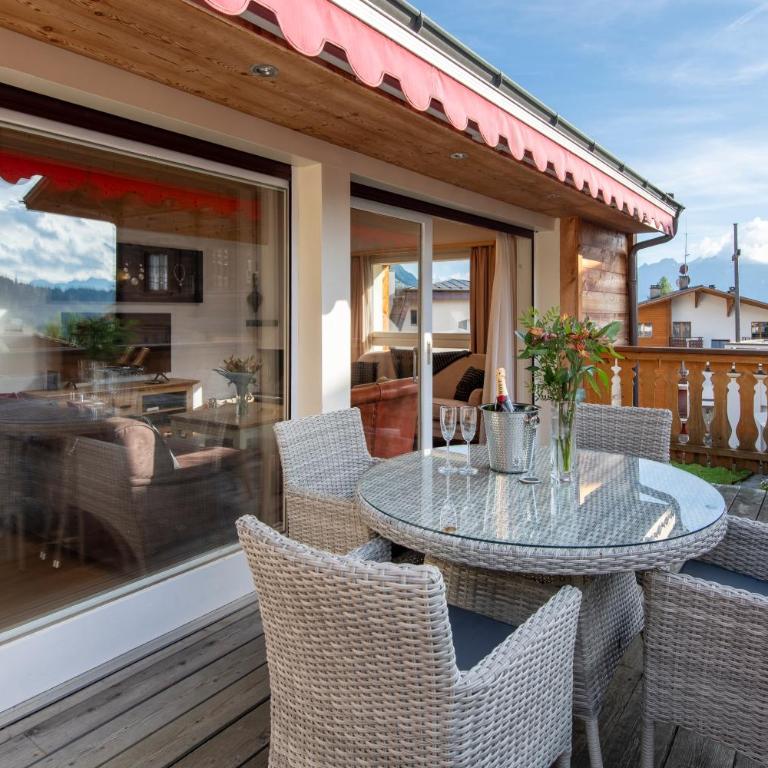 Chalet Balthazar - Apartment mit Blick auf die Berge - 29