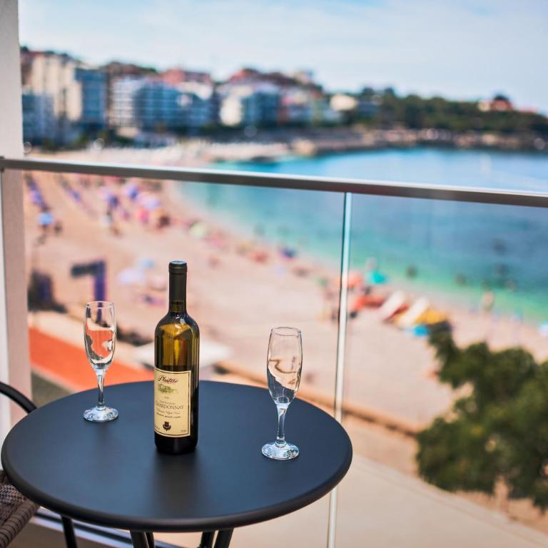 David Lux beach rooms - Deluks Soba sa Bračnim Krevetom / Zasebnim Krevetima, Balkonom i Pogledom na More - 17