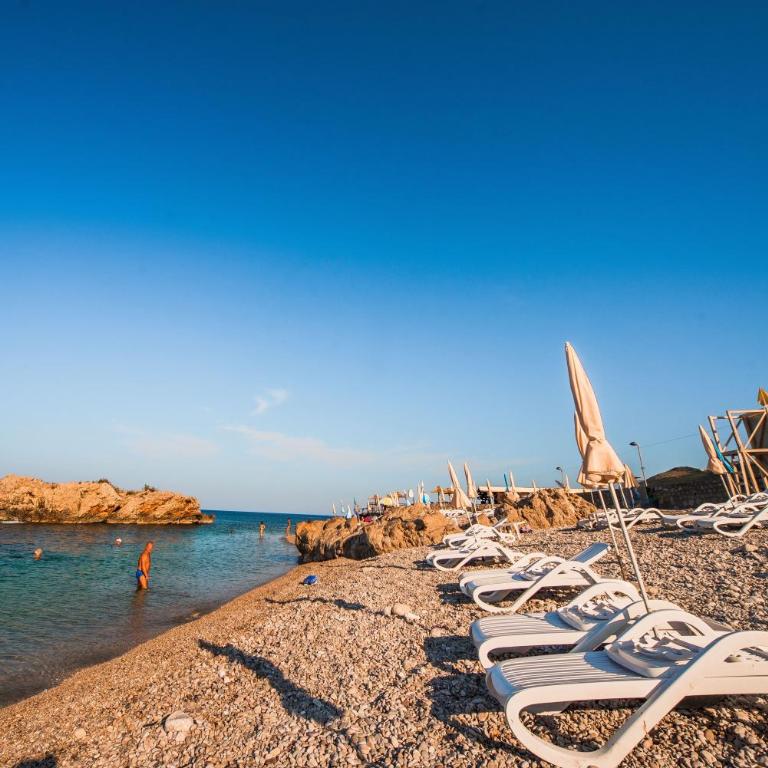 David Lux beach rooms - Deluks Soba sa Bračnim Krevetom / Zasebnim Krevetima, Balkonom i Pogledom na More - 23