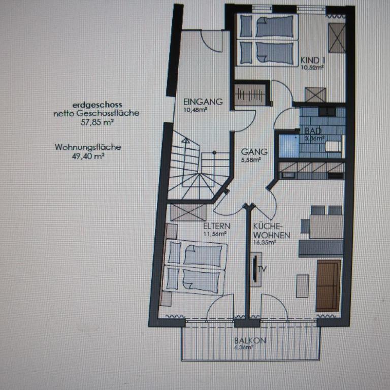 Haus am Dorfplatz - Apartment mit 2 Schlafzimmern - 2