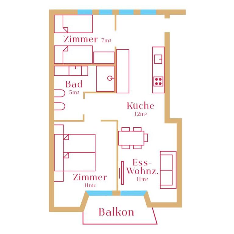 MeranoView Apartments - Appartement 2 Chambres - 2