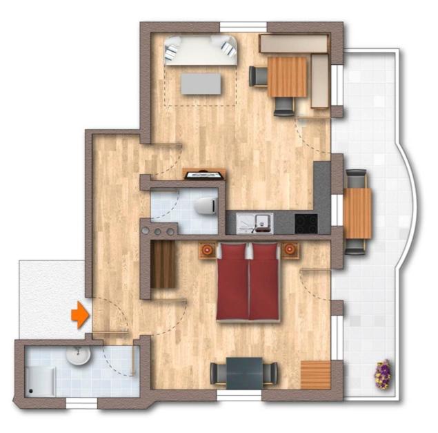 Apart Elisabeth - Apartamento de 1 dormitorio - 10