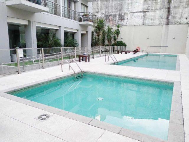 Departamento de 1 ambiente con balcón - Edificio con pileta y parque - Apartamento de 1 dormitorio - 5