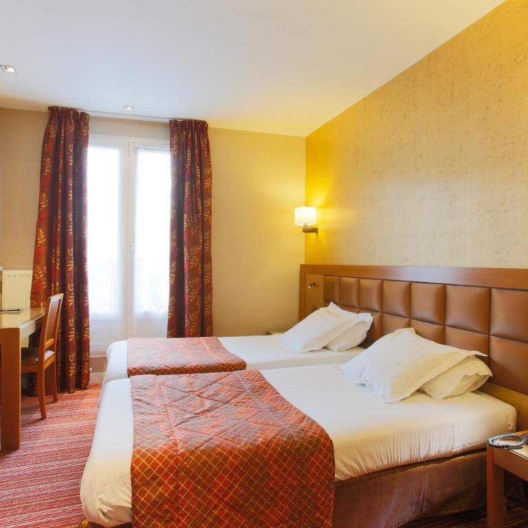 Hotel Bellevue Saint-Lazare - Chambre Lits Jumeaux - 1