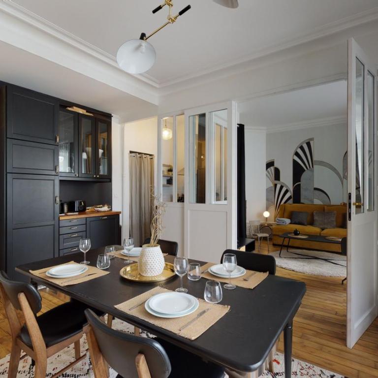 Le Contour Saint-Aubin - Inspiration Art Déco en cœur de Ville - One-Bedroom Apartment - 1